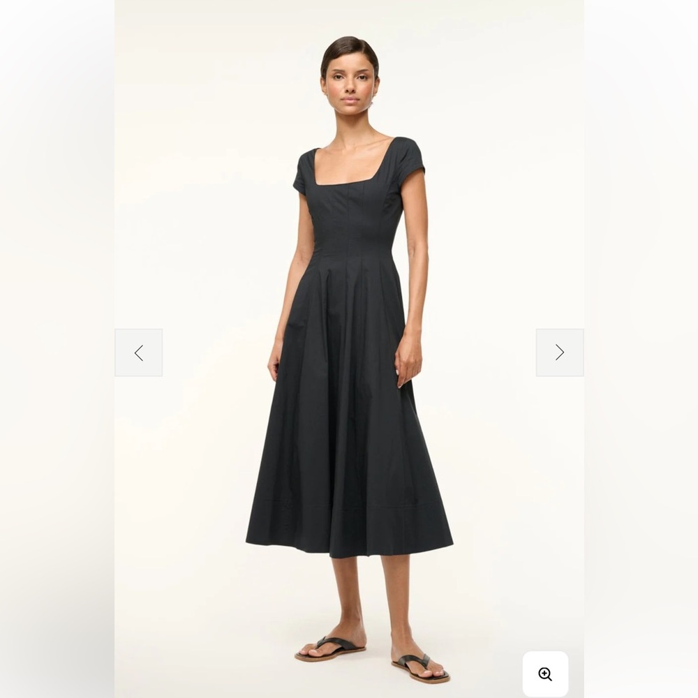 Staud-Short Sleeved Wells Dress Size- 8